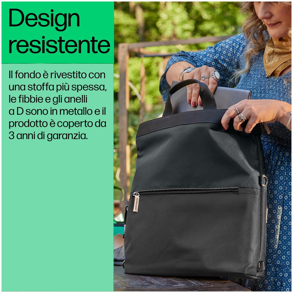 Borsa-zaino 14'' Convertible Laptop Backpack Tote - Foto 9