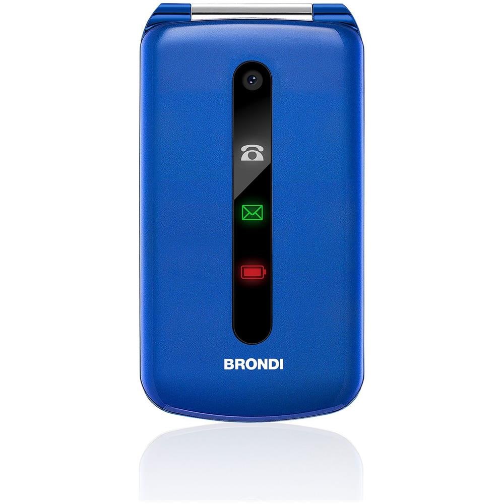 Cellulare Senior President Flip 2G Micro SD fino a 32GB Display 3” Standard Dual Sim Main Camera 1.3 MP 800mAh - Blue - Foto 1