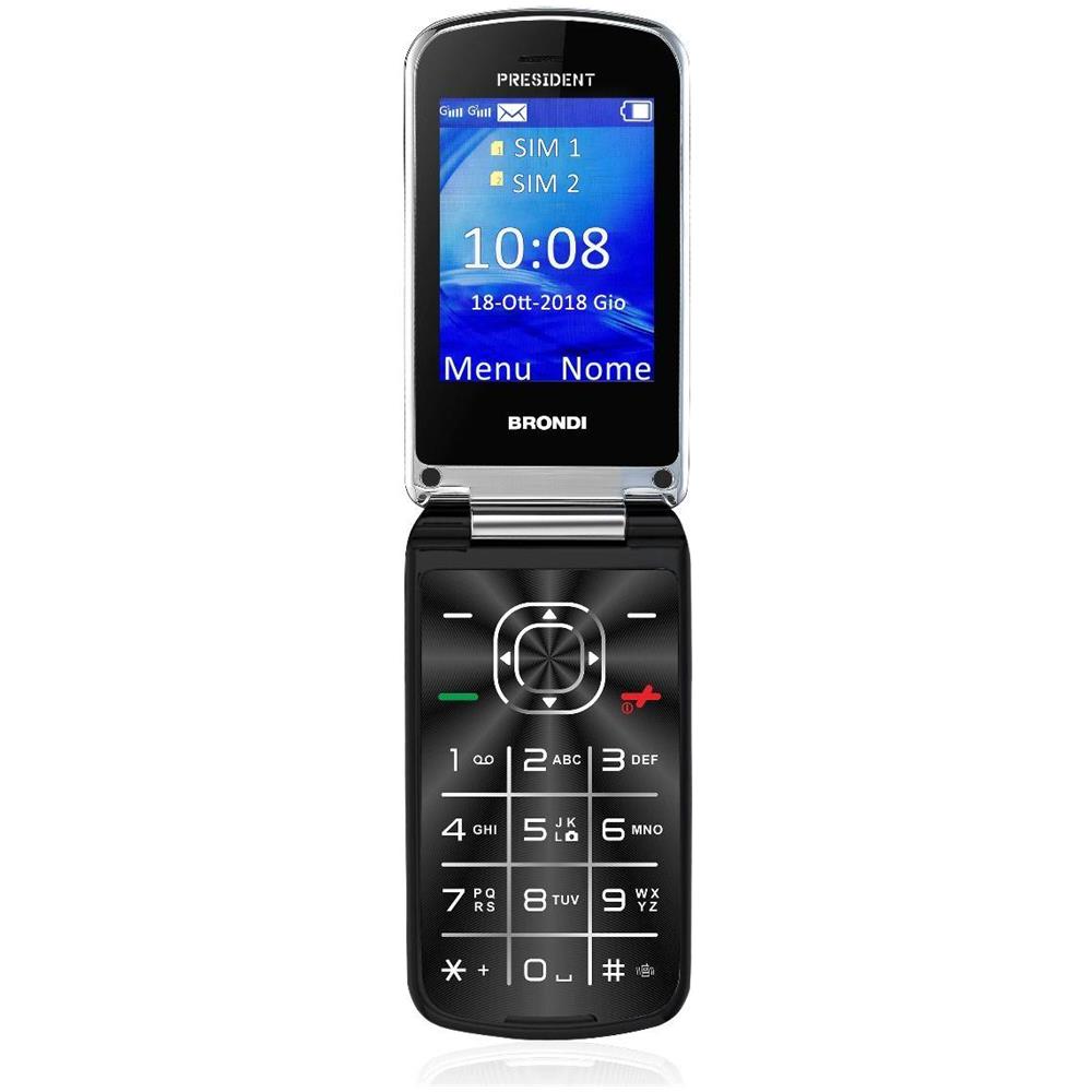 Cellulare Senior President Flip 2G Micro SD fino a 32GB Display 3” Standard Dual Sim Main Camera 1.3 MP 800mAh - Blue - Foto 2