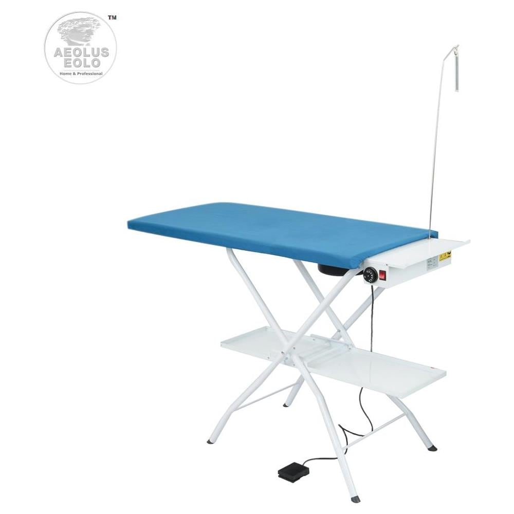 EOLO ASSE da Stiro AS02 V6 Professionale Rettangolare Piano Riscaldato Aspirante 112x50 cm Stabile Termostato Regolazione Temperatura Altezza Regolabile Garanzia 5 Anni A++ Made in Italy - Foto 1