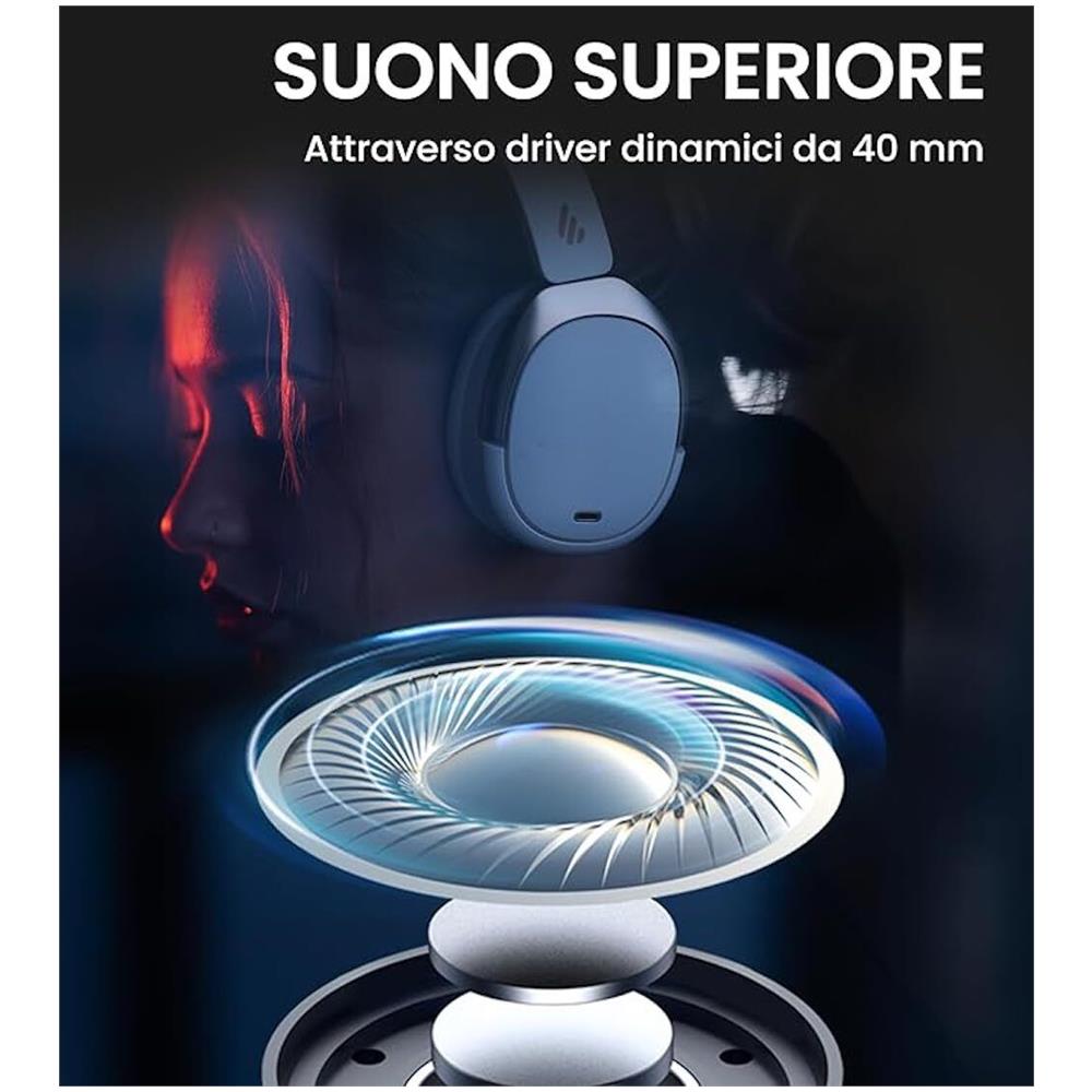 WH950NB Cuffie over-ear Bluetooth ANC, LDAC Hi-Res, batteria 55h, EQ tramite App, nero - Foto 2
