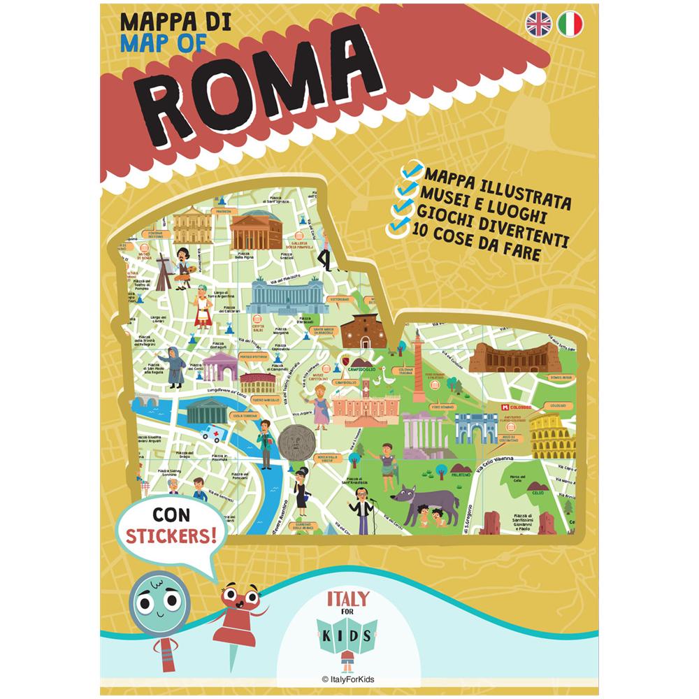 M. Cerato - Mappa di Roma illustrata. Ediz. multilingue - Foto 1