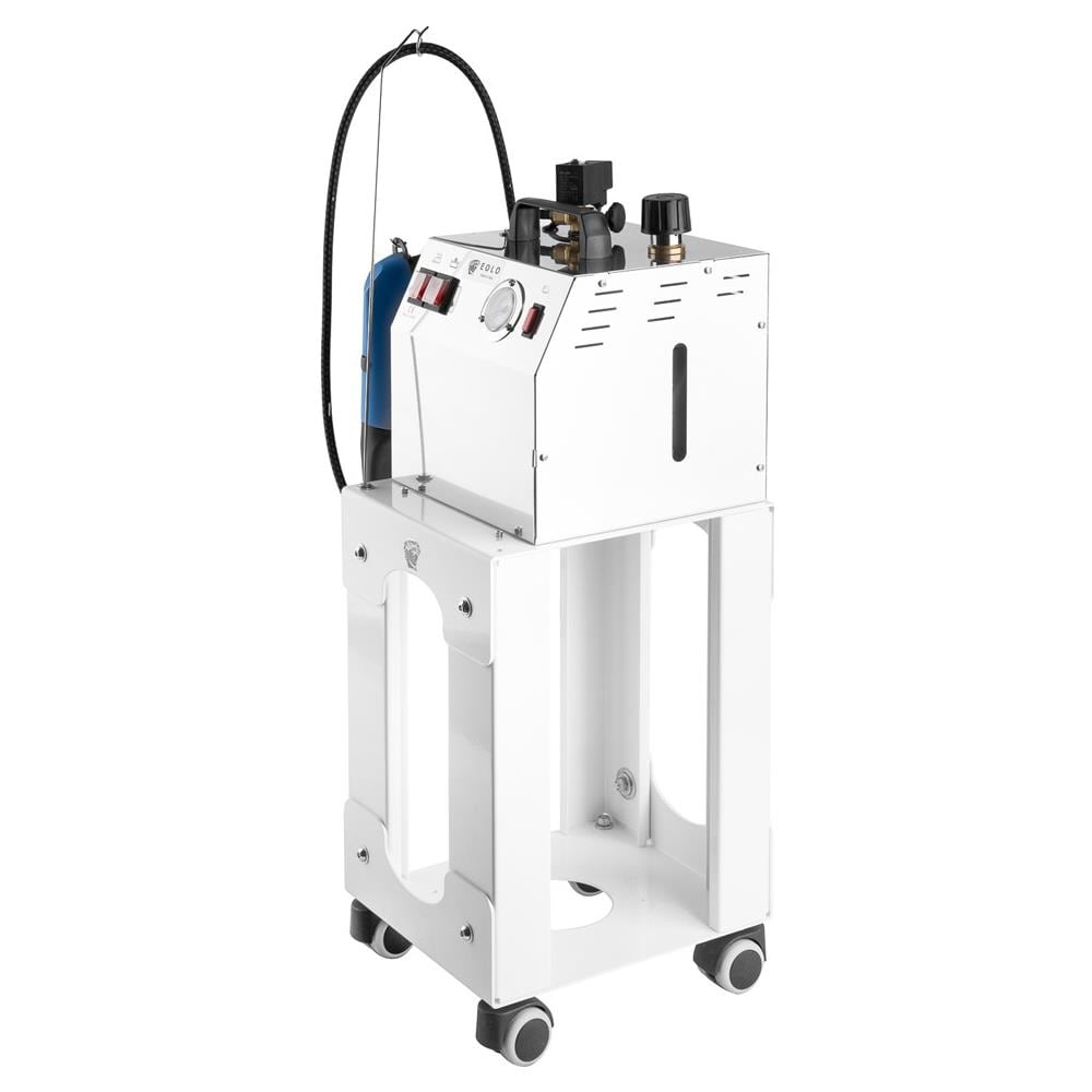 Sistema Stirante Professionale Caldaia In Rame Risparmio Energetico 3,5 Litri Resistenza Anticalcare Spazzola A Vapore Professionale Base Con Ruote Antirumore Stiro In Verticale E In Piano Con Vapore Secco Av03 - Foto 2