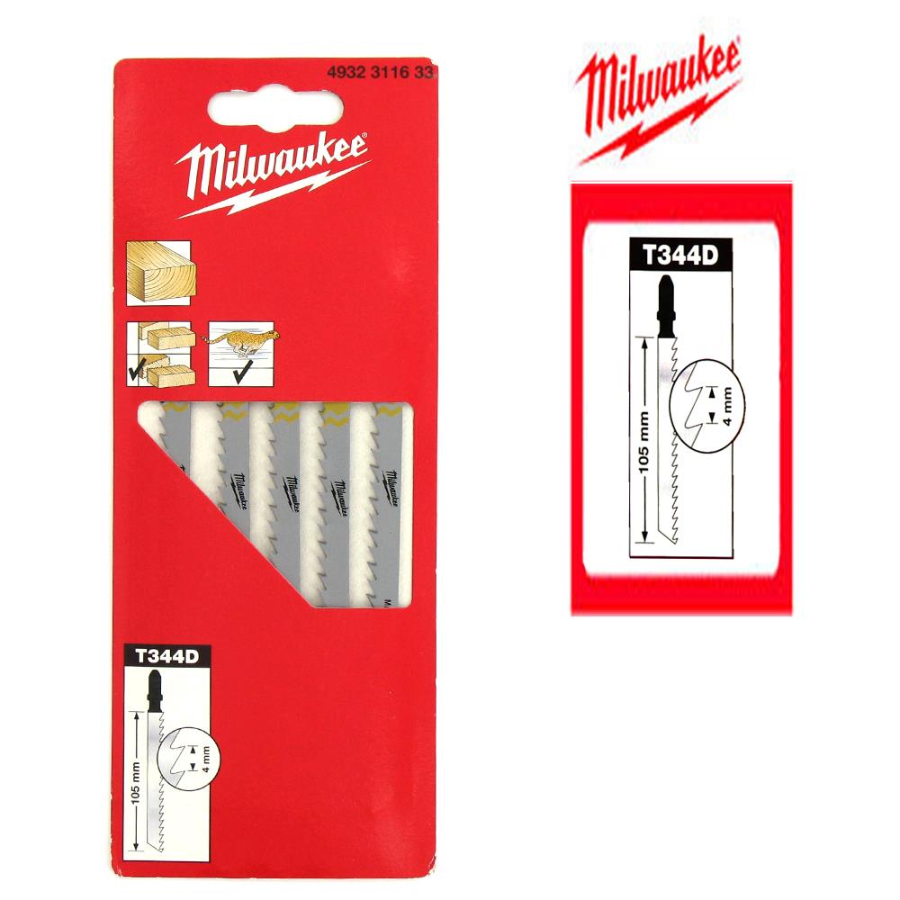 Confezione Da 5 Lame Per Seghetto Alternativo Legno 105 Millimetri Dente 4 Millimetri 4.932.311,6330 - Foto 1