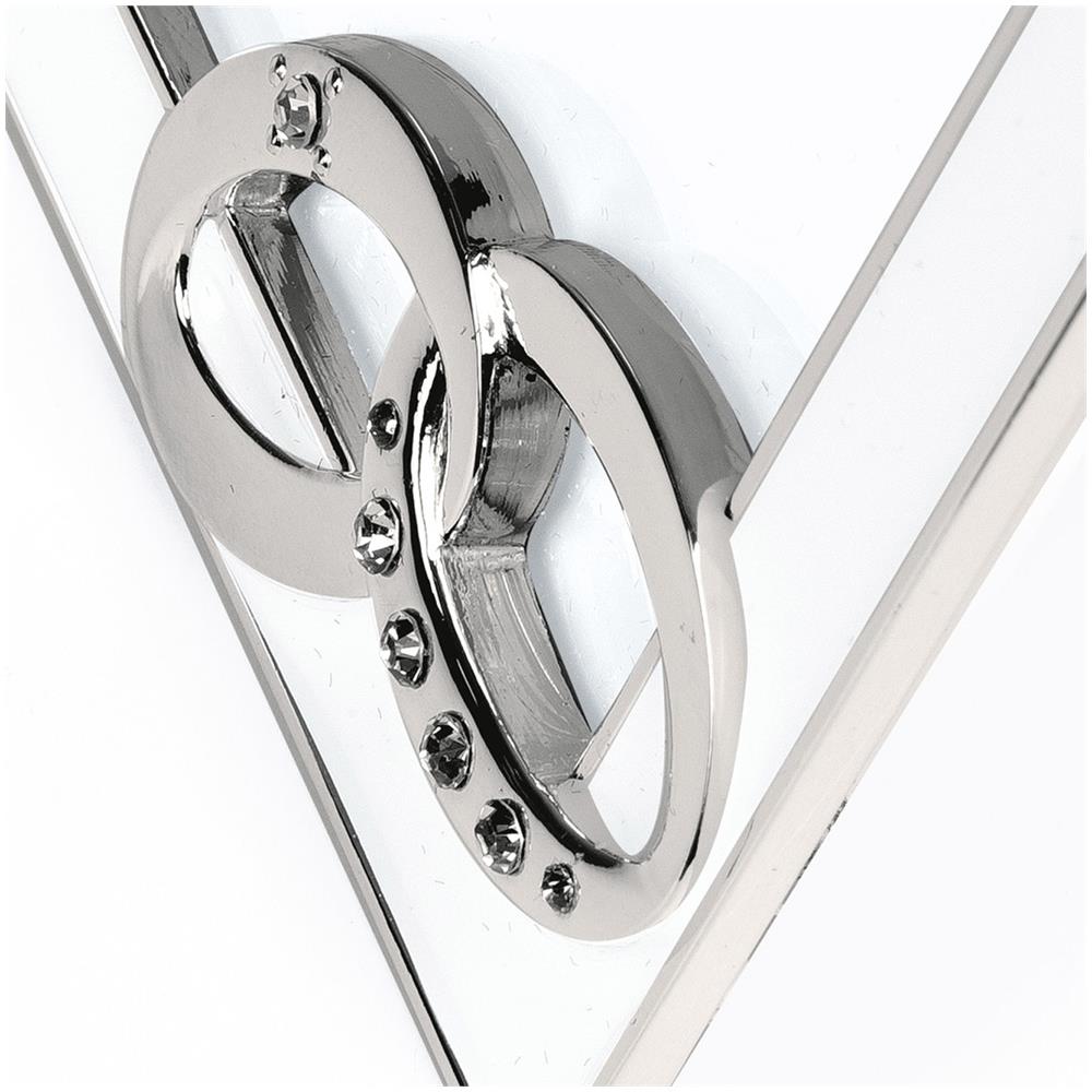 Cornice portafoto verticale Mariage 10x15 con anelli matrimonio - Foto 2