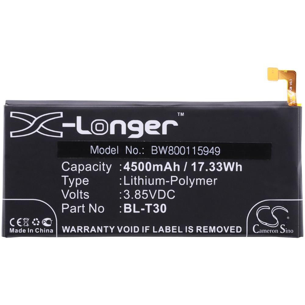 Litio-polimeri Batteria 4500mah (3.85v) Per Cellulari E Smartphone Lg M320tv, M322, M327, Mlv7n, X Allumage 2, X Charge, X Power 2 - Foto 1