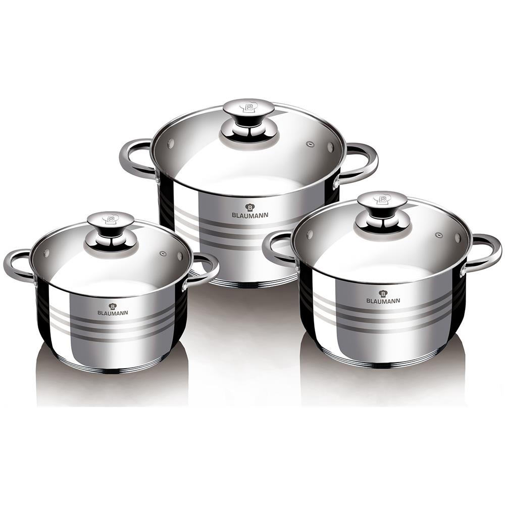 Batteria In Acciaio 6 Pezzi Gourmet Line - Foto 1