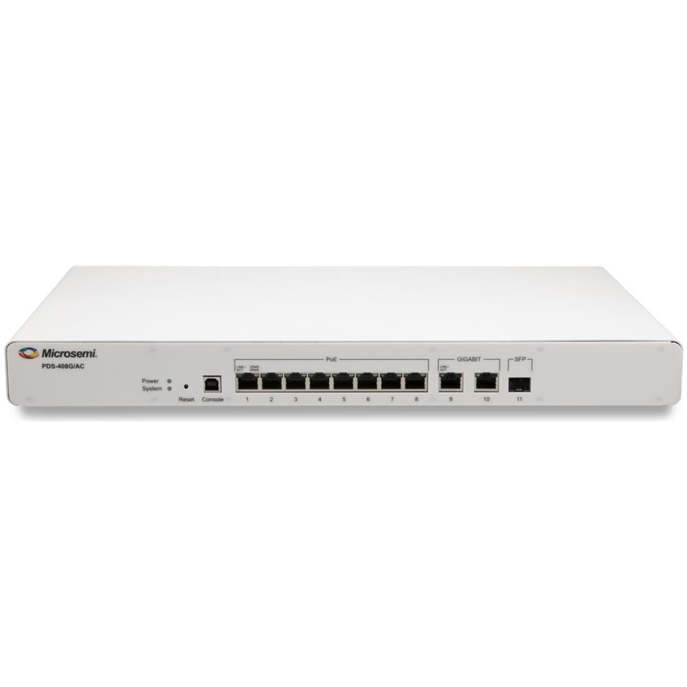 Microsemi PDS-408G Gestito L2 Gigabit Ethernet (10/100/1000) Supporto Power over Ethernet (PoE) Bianco - Foto 1