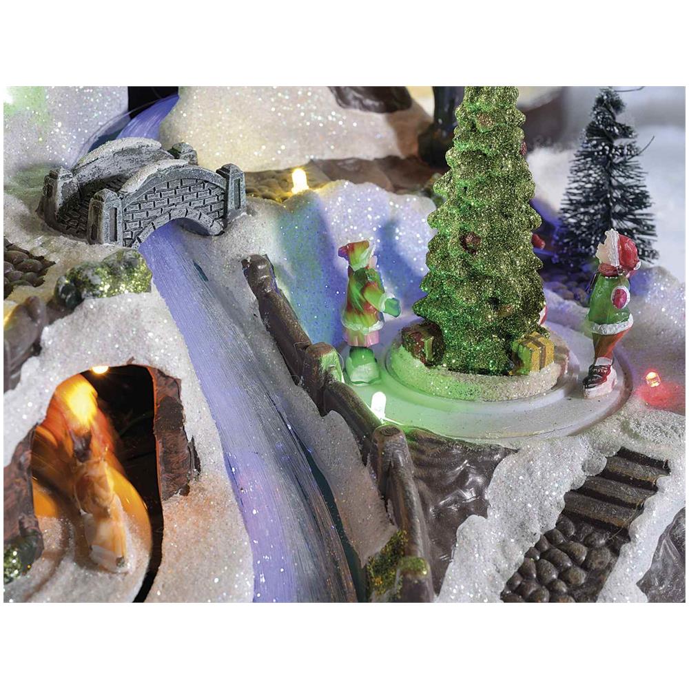 Decorazione Natalizia Animata Carillon Natalizio Con Luci Suoni E Movimento Idea Regalo Per Il Natale - Foto 4