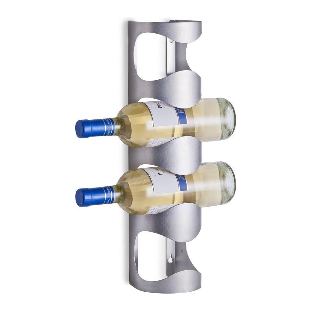 27365 Portabottiglie, Argento, 45x9.8 x 11.7 cm - Foto 2