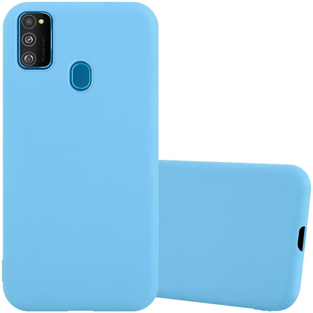Custodia Compatibile Con Samsung Galaxy M30s / M21 In Candy Blu - Coperchio Protettivo In Silicone Tpu Flessibile - Foto 1