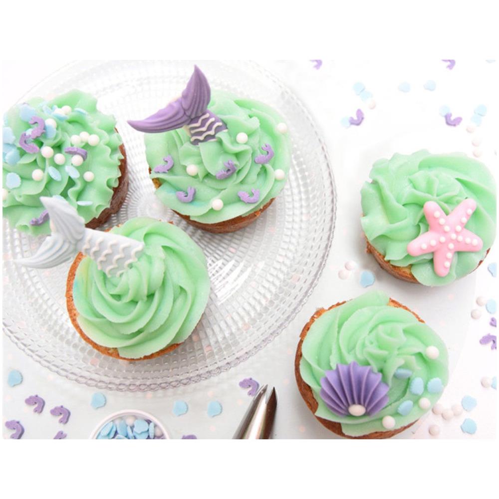 6 Decorazioni Di Zucchero - Sirena - Foto 3