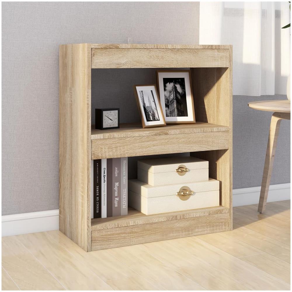 Libreria / divisorio Rovere Sonoma 60x30x72 Cm - Foto 3