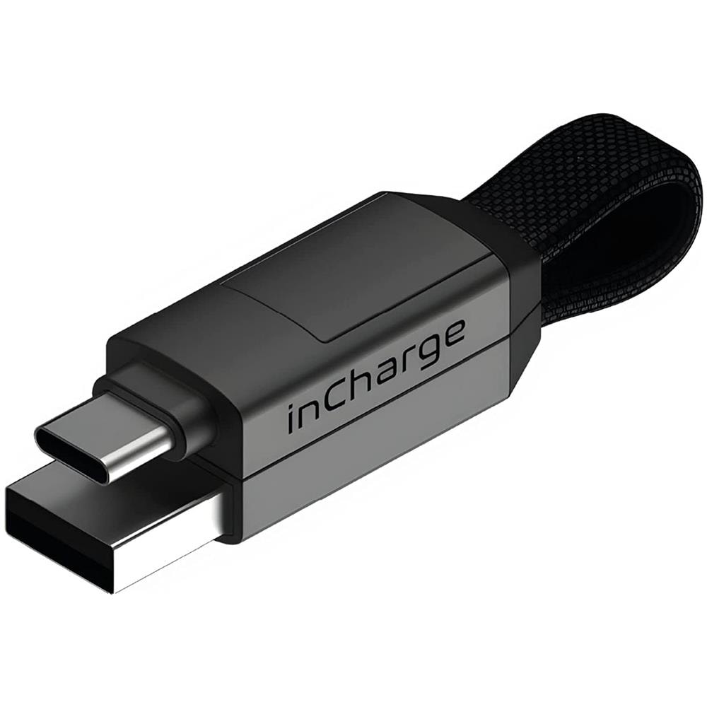 Cavo Multiconnettore inCharge 6 USB-C / Lightning / Micro USB Portachiavi Colore Grigio - Foto 1