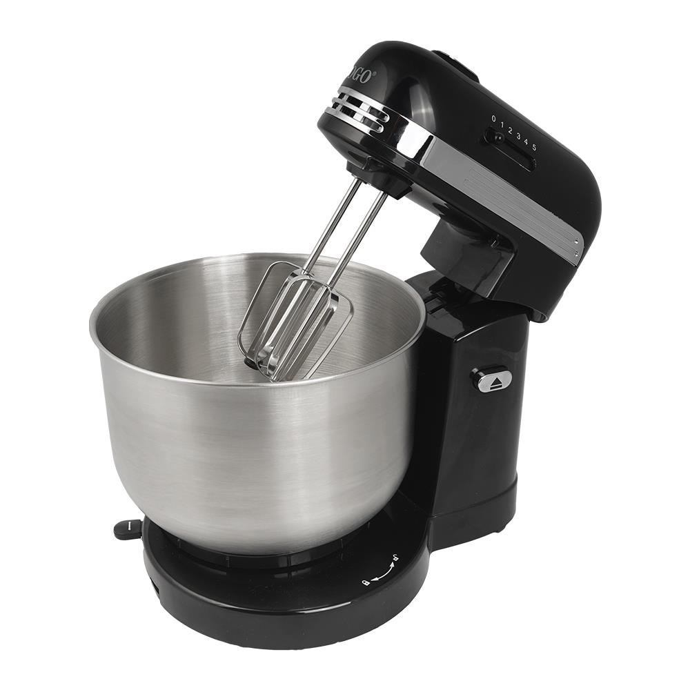 Mixer Frullatore Ed Impastatrice 5 Velocità 3,5L 350W Colore Argento /Nero - Foto 2