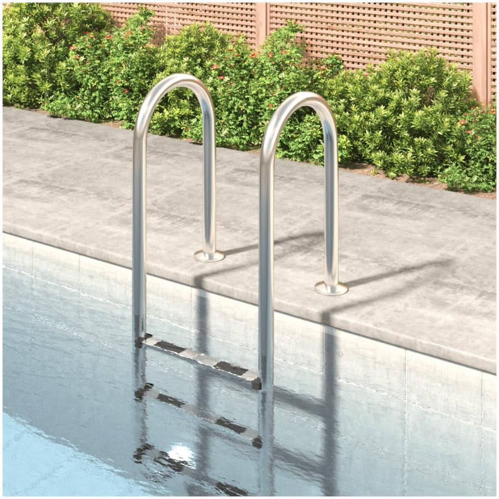 Scala Per Piscina 54x38x158 Cm Acciaio Inox 304 - Foto 1