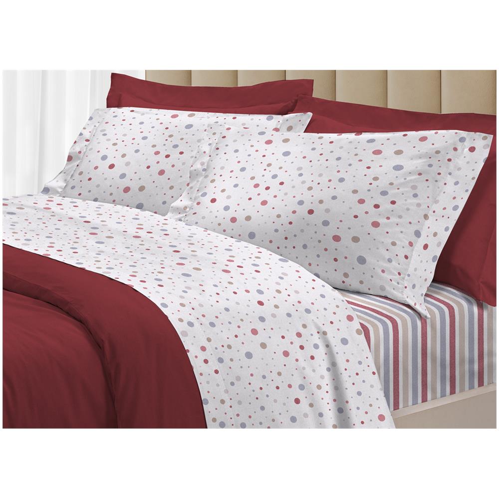 BIANCHERIAWEB Completo Lenzuola Letto in 100% Cotone Made | WhichOne