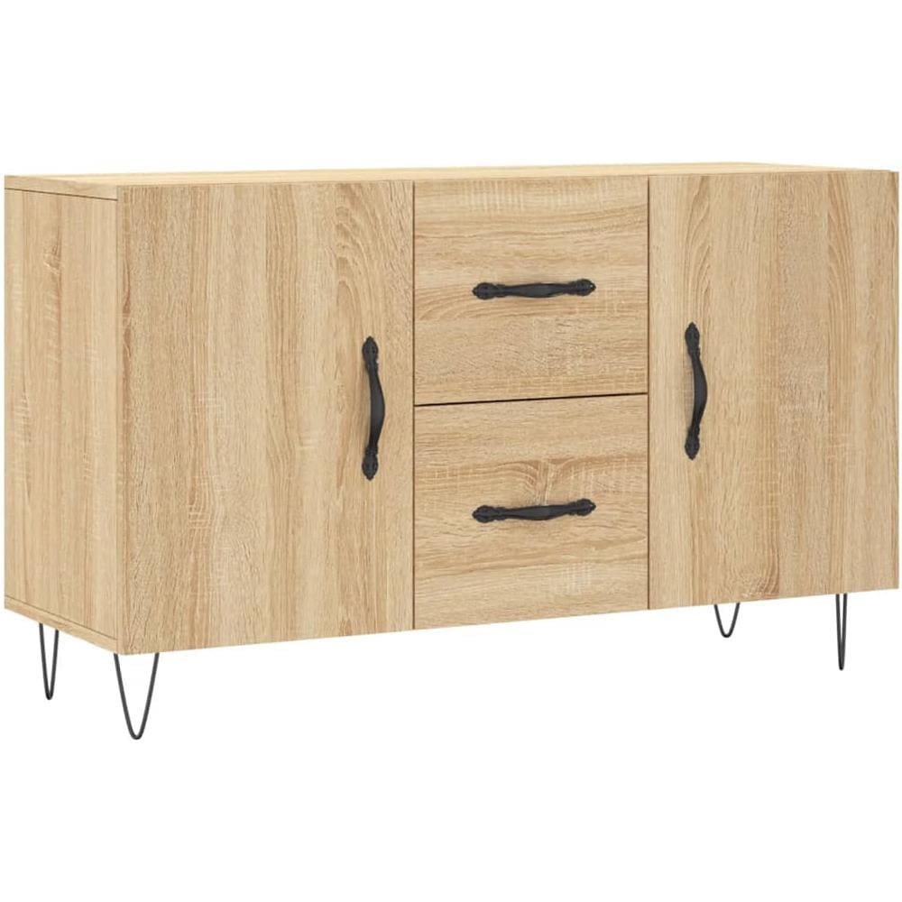 Credenza Rovere Sonoma 100x36x60 Cm In Legno Multistrato - Foto 2