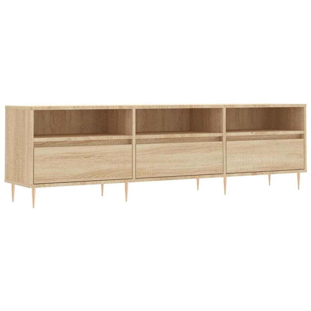 Mobile Porta Tv Rovere Sonoma 150x30x44,5 Cm Legno Multistrato - Foto 2