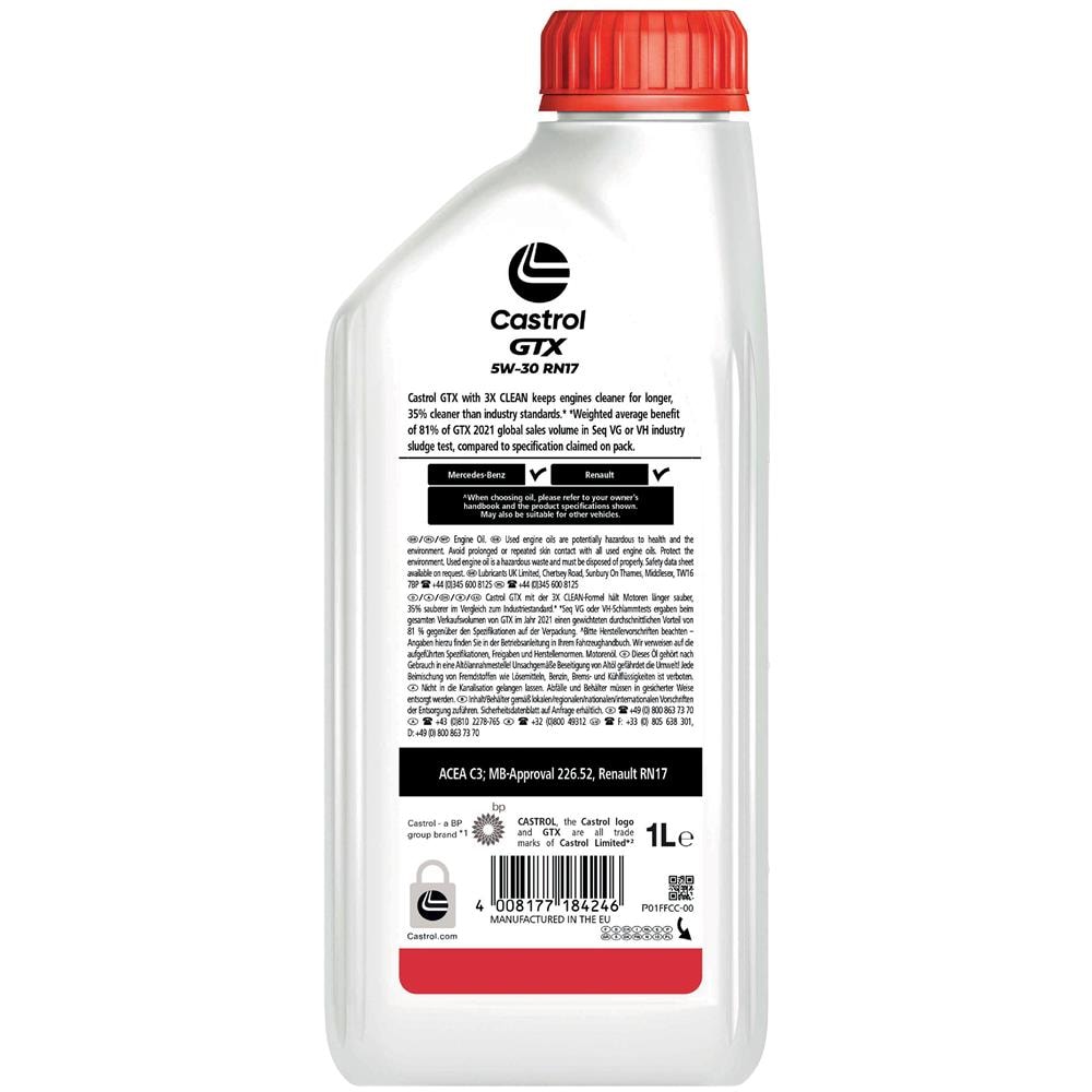 Olio Gtx 5w-30 Rn17 1lt - Foto 2
