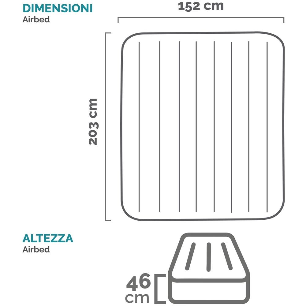 64126ND - Materasso Gonfiabile Dura-Beam Essential Rest Matrimoniale, con Pompa Elettrica Incorporata, 152x203x46 cm - Foto 7