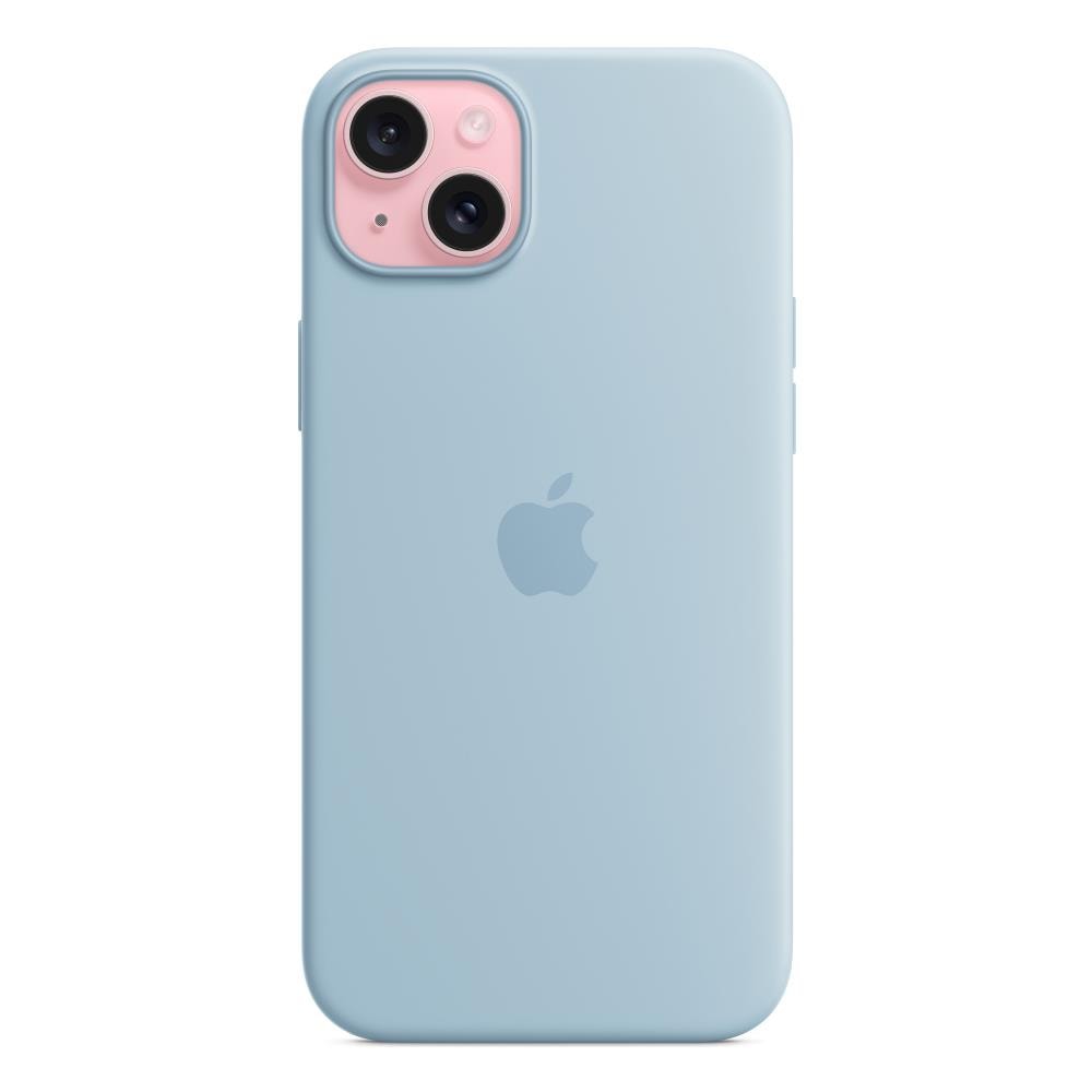 Custodia MagSafe in silicone per iPhone 15 Plus - Blu chiaro - Foto 2