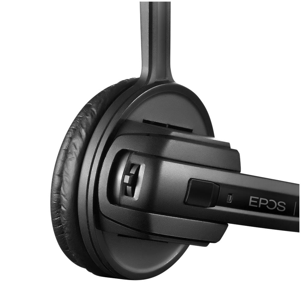 | SENNHEISER IMPACT D 10 HS Auricolare Wireless A clip, A Padiglione Ufficio Nero, Argento - Foto 5