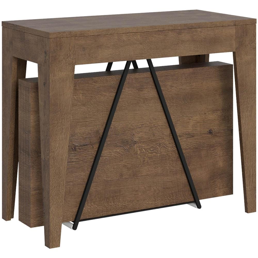 Consolle allungabile 90x42/198 cm Zima Small noce - Foto 1
