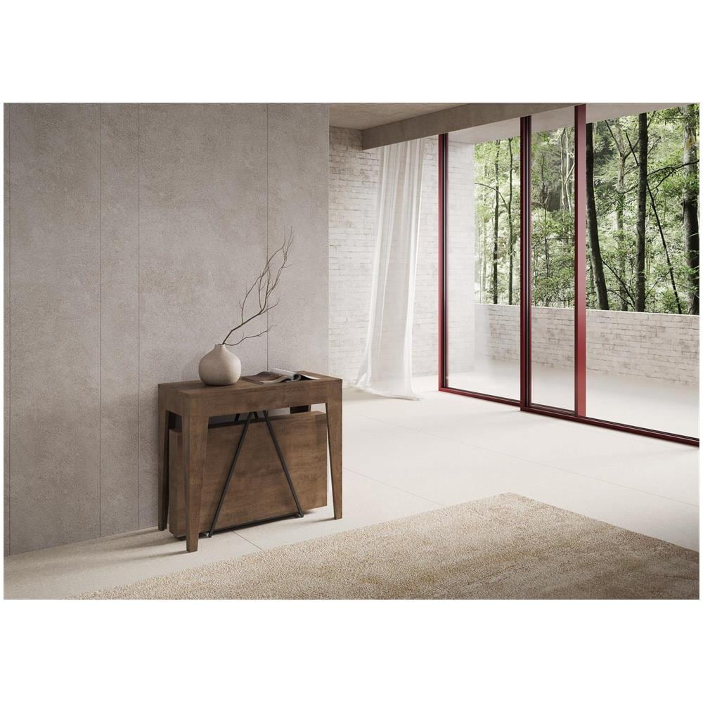 Consolle allungabile 90x42/198 cm Zima Small noce - Foto 2