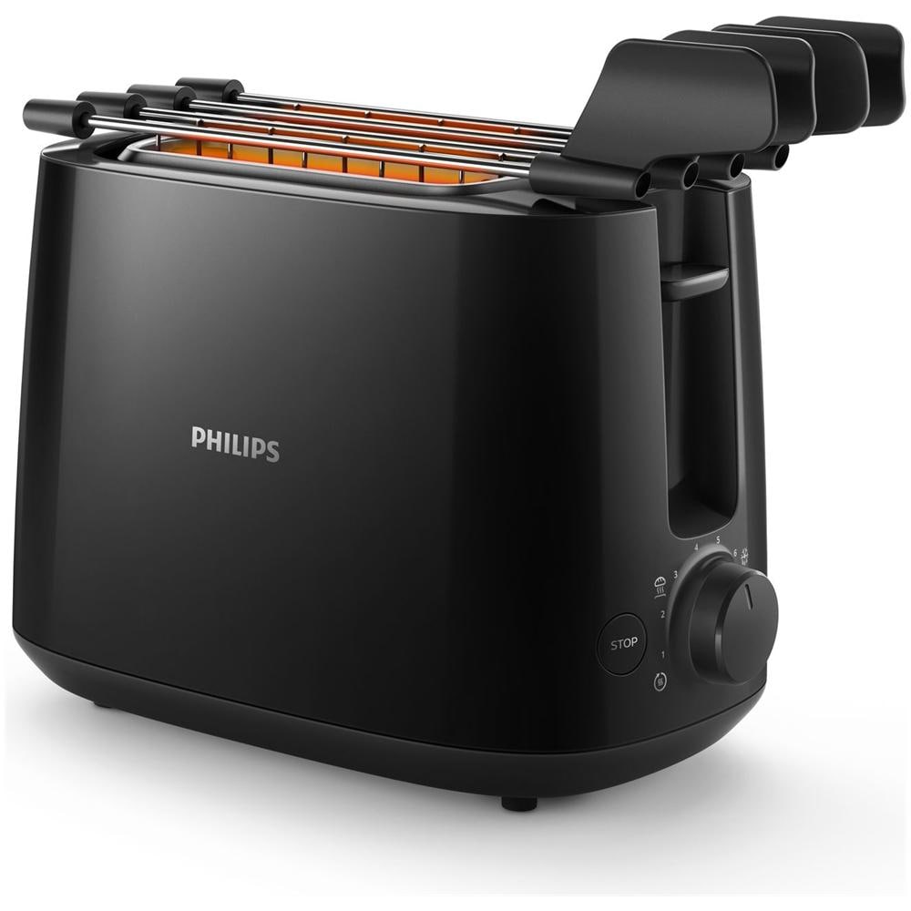 Tostapane HD2583/90 a 2 Fette Potenza 600 W Colore Nero - Foto 1