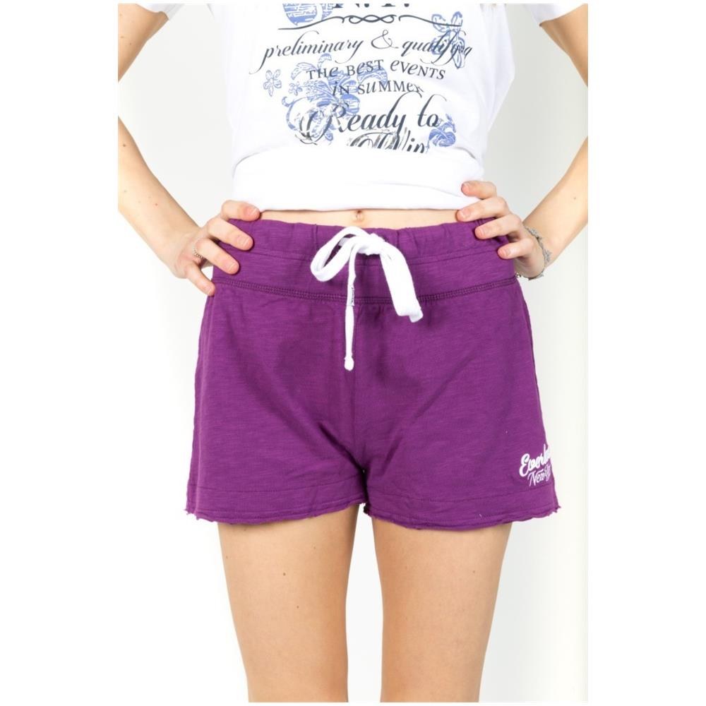 Shorts Ny Donna Fiammato Viola S - Foto 1