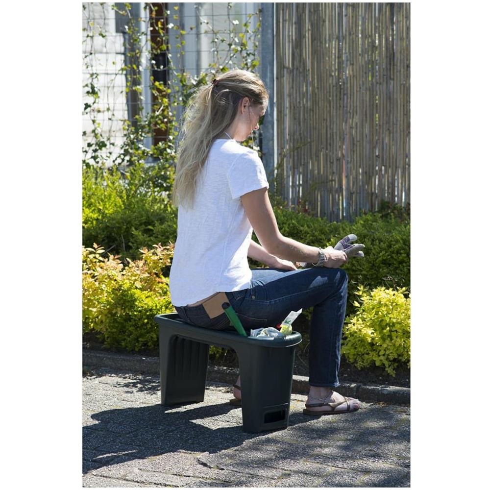 Sgabello Per Giardinaggio 65.5x25x34 Cm Verde 6020308 - Foto 1