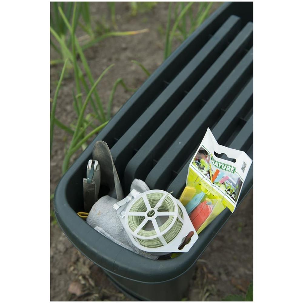 Sgabello Per Giardinaggio 65.5x25x34 Cm Verde 6020308 - Foto 5