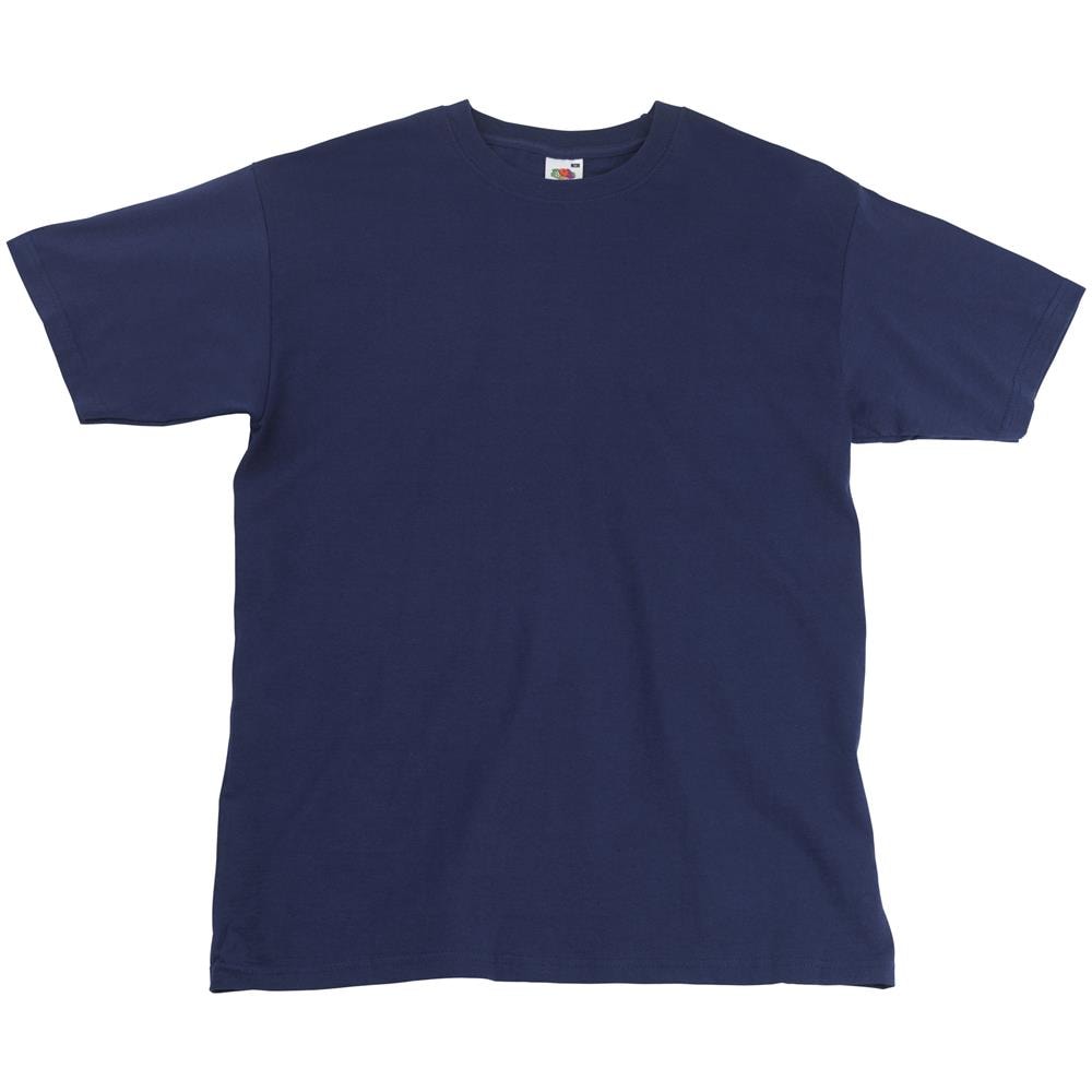 Maglietta 100% Cotone Uomo (s) (blu Navy)  - Foto 1