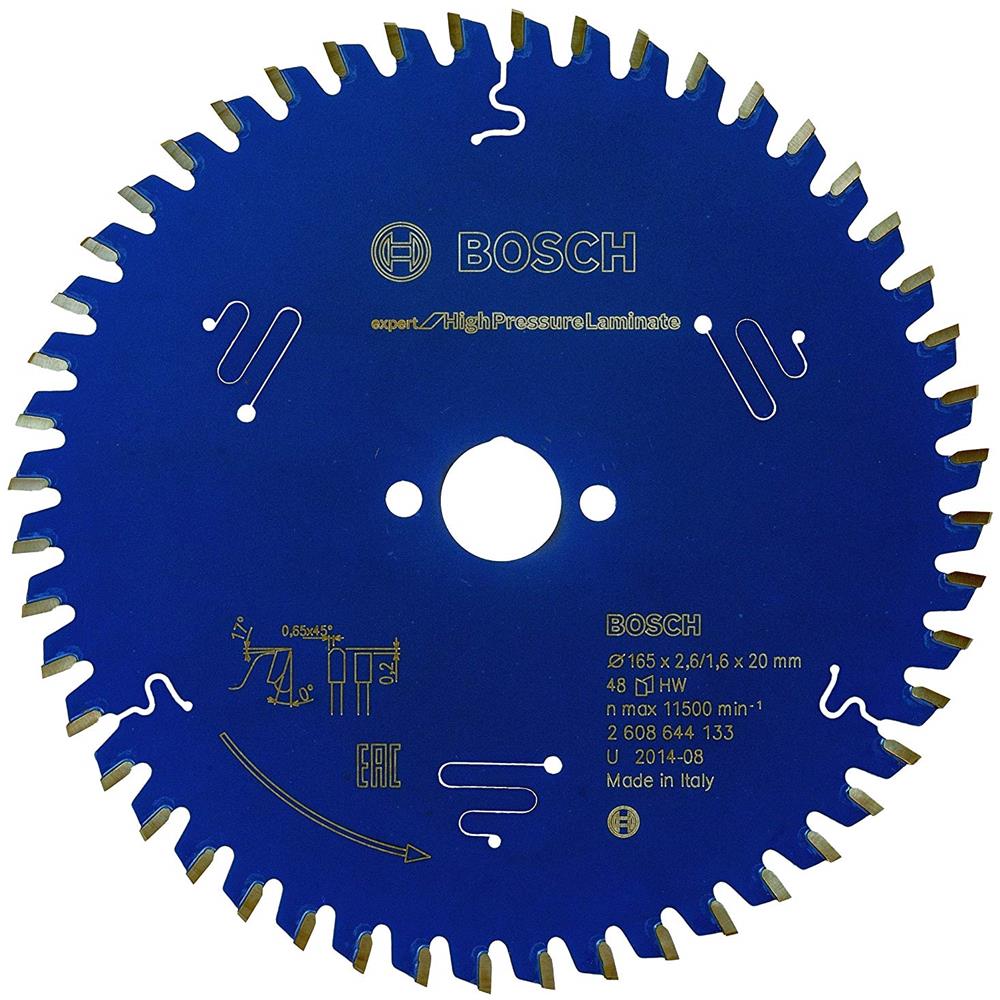 Lama per sega circolare Expert for High Pressure Laminate 165 x 20 x 2,6 mm, 48 - Foto 1