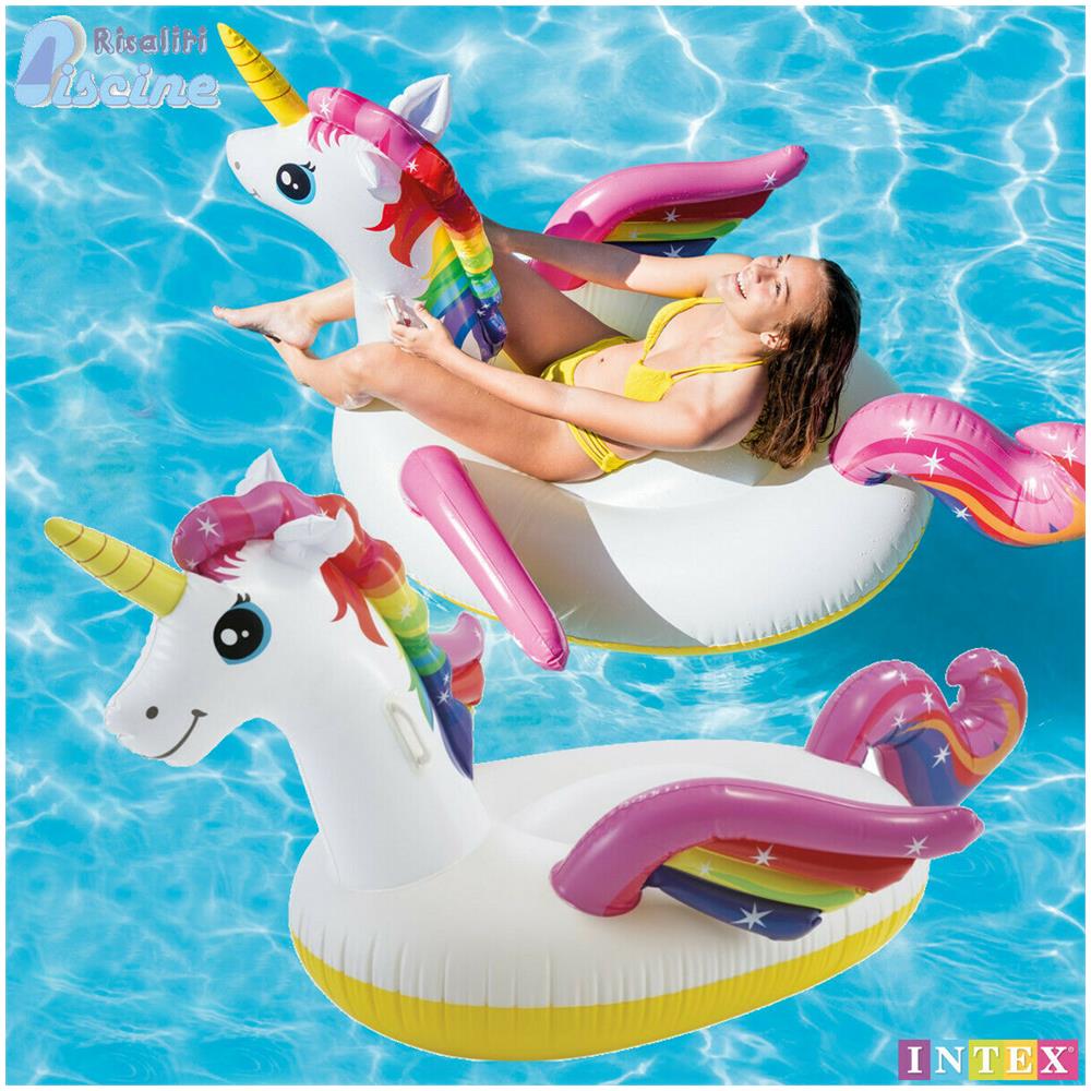 57561NP - Cavalcabile Unicorno, 198x140x102 cm - Foto 2