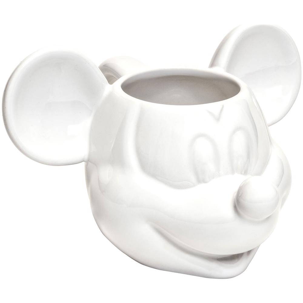 Topolino - Tazza In Ceramica 3d Bianca 13,5x12x8,5 Cm In Confezione Regalo 17x12x13 Cm - Foto 1