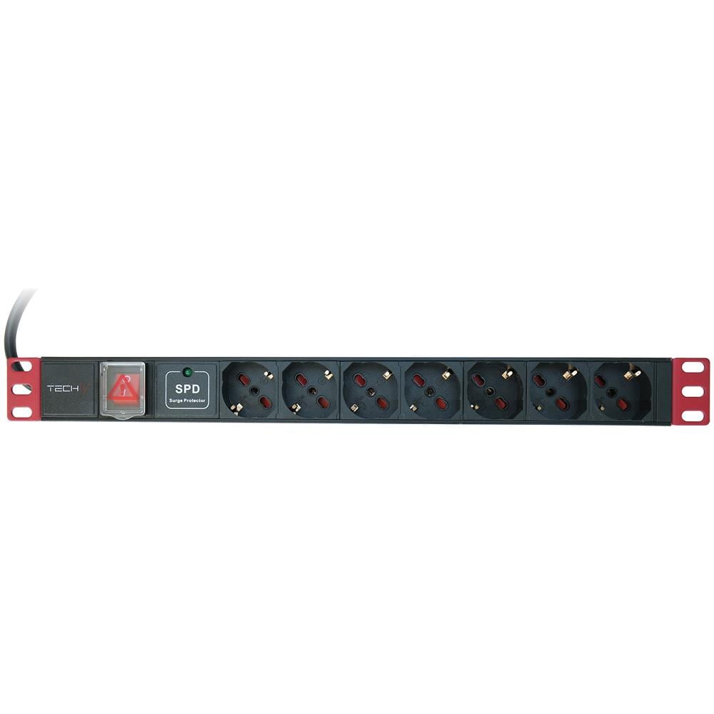 Multipresa Da Rack 19'' 7 Posti Con Limitatore Da Sovratensioni - Foto 2