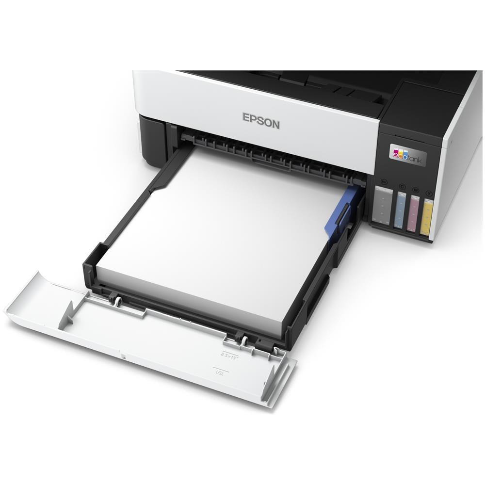 Stampante Multifunzione EcoTank ET-5150 Inkjet a Colori Stampa Copia Scansione A4 37 ppm (B /N) 23 ppm (a Colori) Wi-Fi / Ethernet / USB - Foto 7
