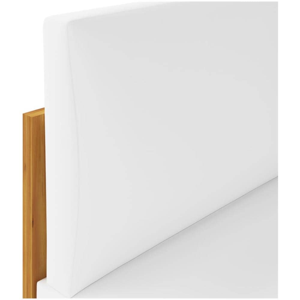 Set Divani da Giardino 6 pz con Cuscini Crema Massello Acacia - Foto 8