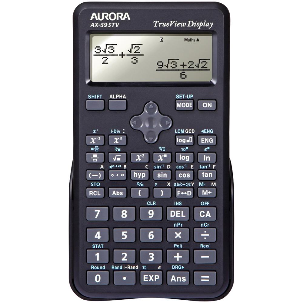 AX-595TV, tasca, Batteria, Scientific calculator, Nero, Pulsanti, LR44 - Foto 1