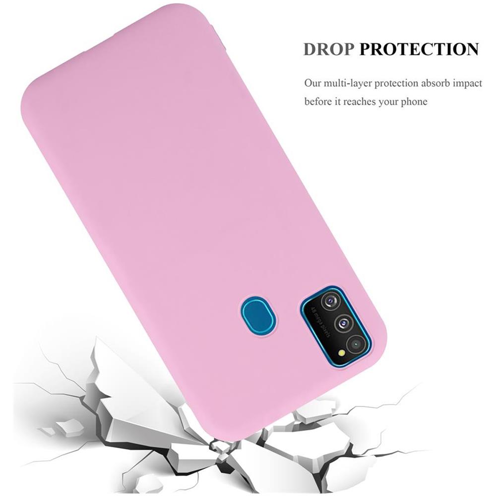 Custodia Compatibile Con Samsung Galaxy M30s / M21 In Candy Rosa - Coperchio Protettivo In Silicone Tpu Flessibile - Foto 8