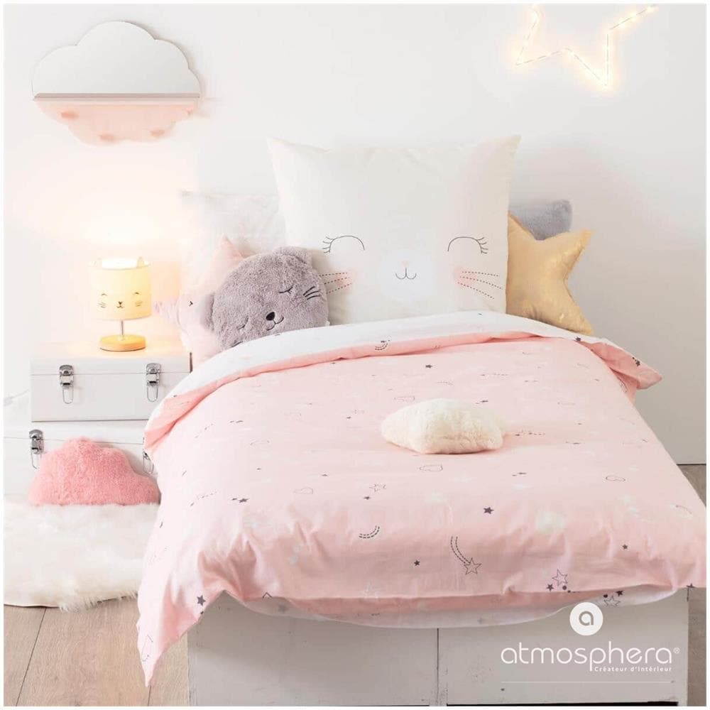 Biancheria Da Letto Per Bambini 140x200 Cm, Rosa - Foto 2