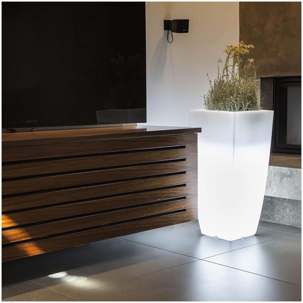 Vaso Luminoso Per Esterno Giardino Cm 39 X 39 X 90 H - Foto 2
