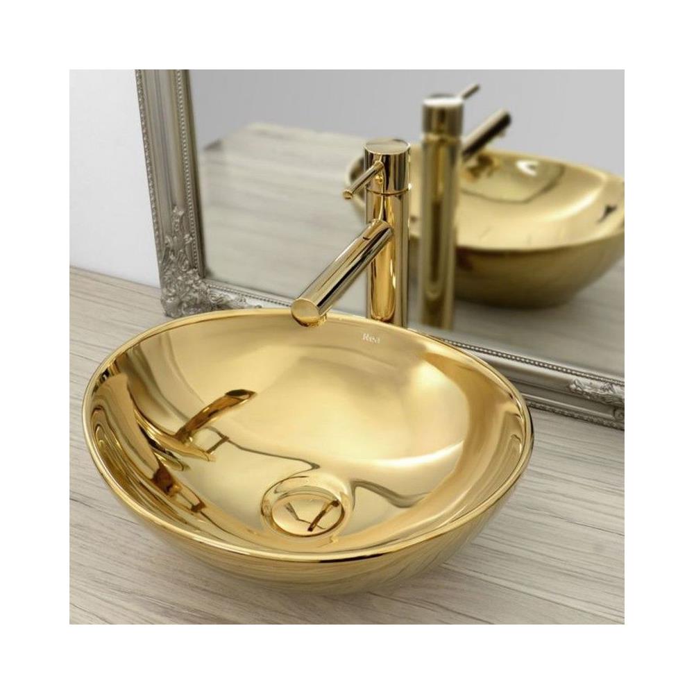 Lavabo Da Appoggio Sofia Gold - Foto 2