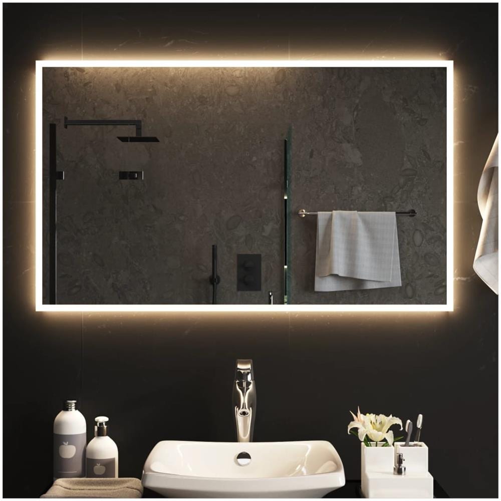 Specchio Da Bagno Con Luci Led 60x100 Cm - Foto 1
