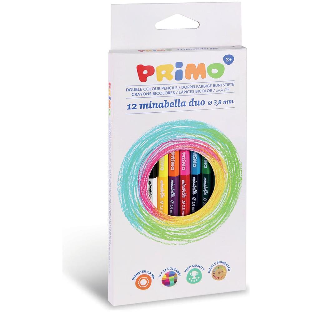 12 Matite Colorate Minabella Bicolore - Foto 1