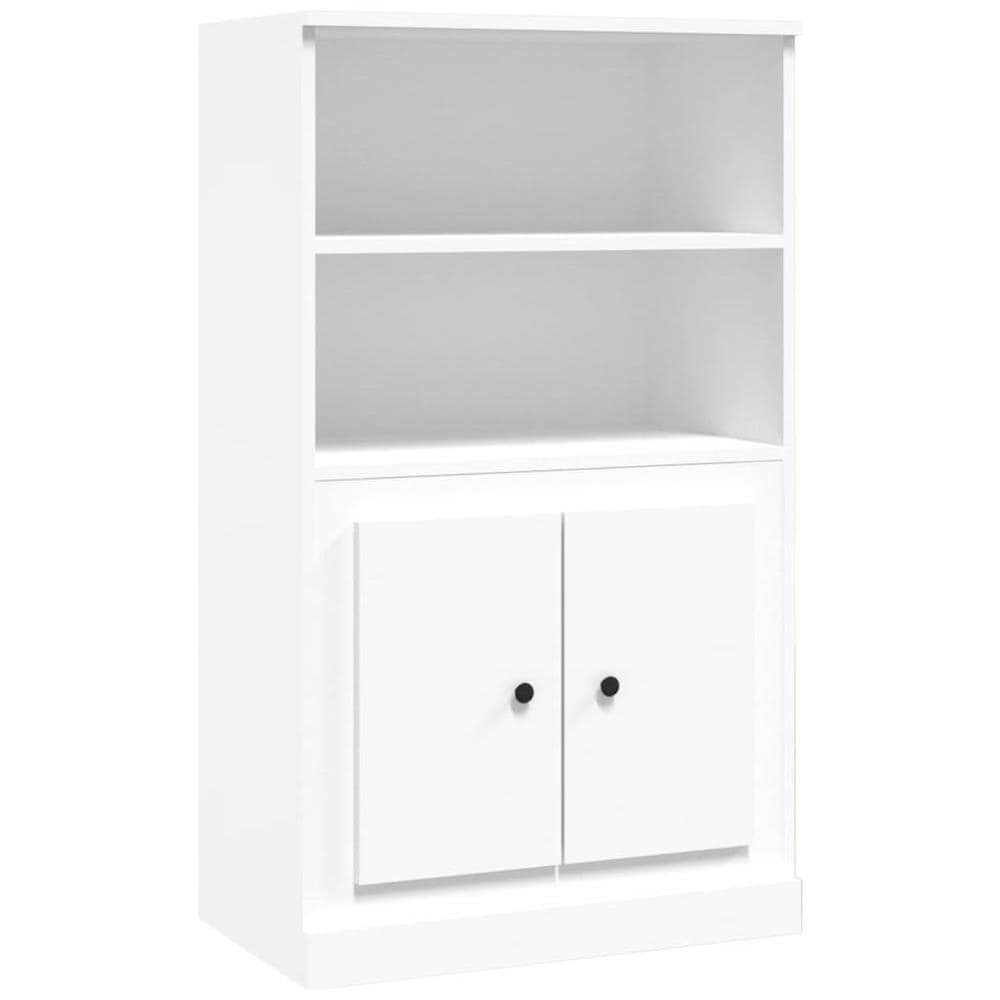 Credenza Bianca 60x35,5x103,5 cm in Legno Multistrato - Foto 2