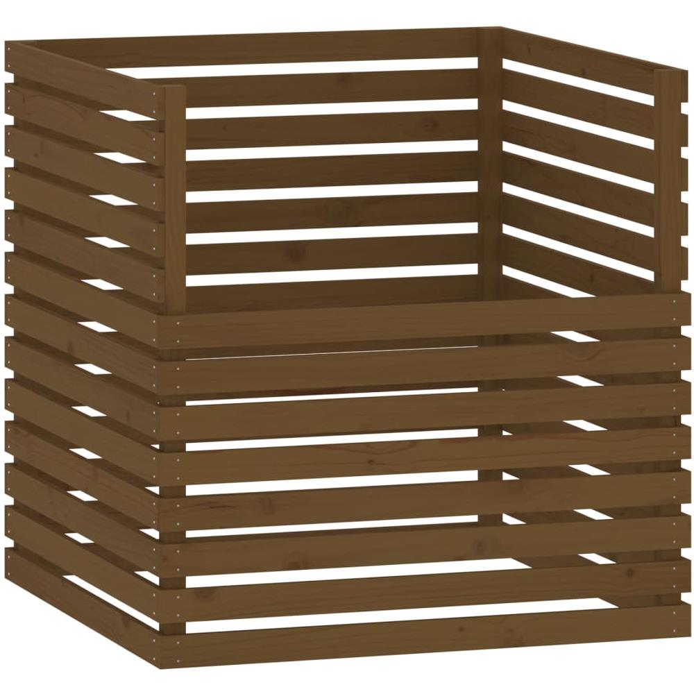 Compostiera Miele 100x100x102 Cm In Legno Massello Di Pino - Foto 2