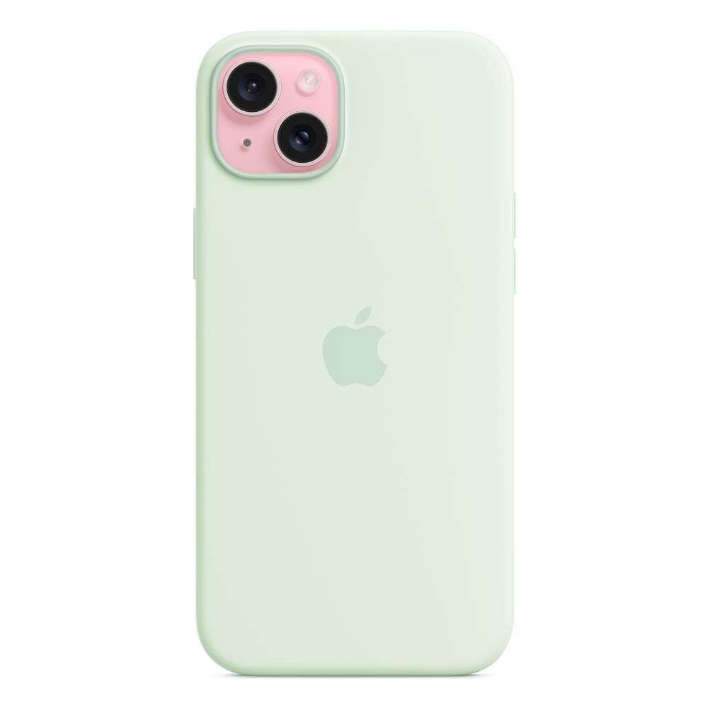 Custodia MagSafe in silicone per iPhone 15 Plus - Menta fredda - Foto 2